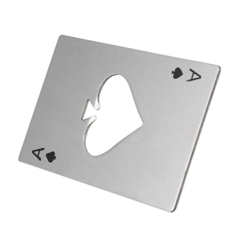 Игральная карта Ace of Spades инструмент для бара в покере нержавеющая сталь