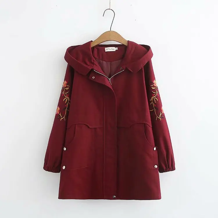 Повседневный плащ размера плюс осень 2019 женская модная верхняя одежда с длинным