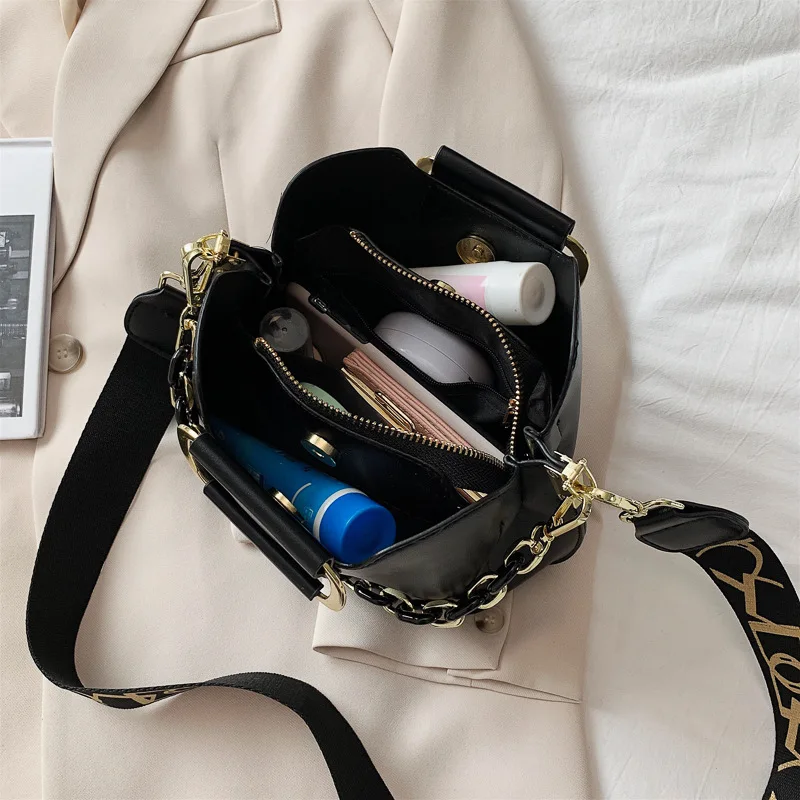 2021 Women's One-Shoulder Handbag PU Leather Quality Messenger Casual Fashion Classic Women's Bag Messenger Handbag