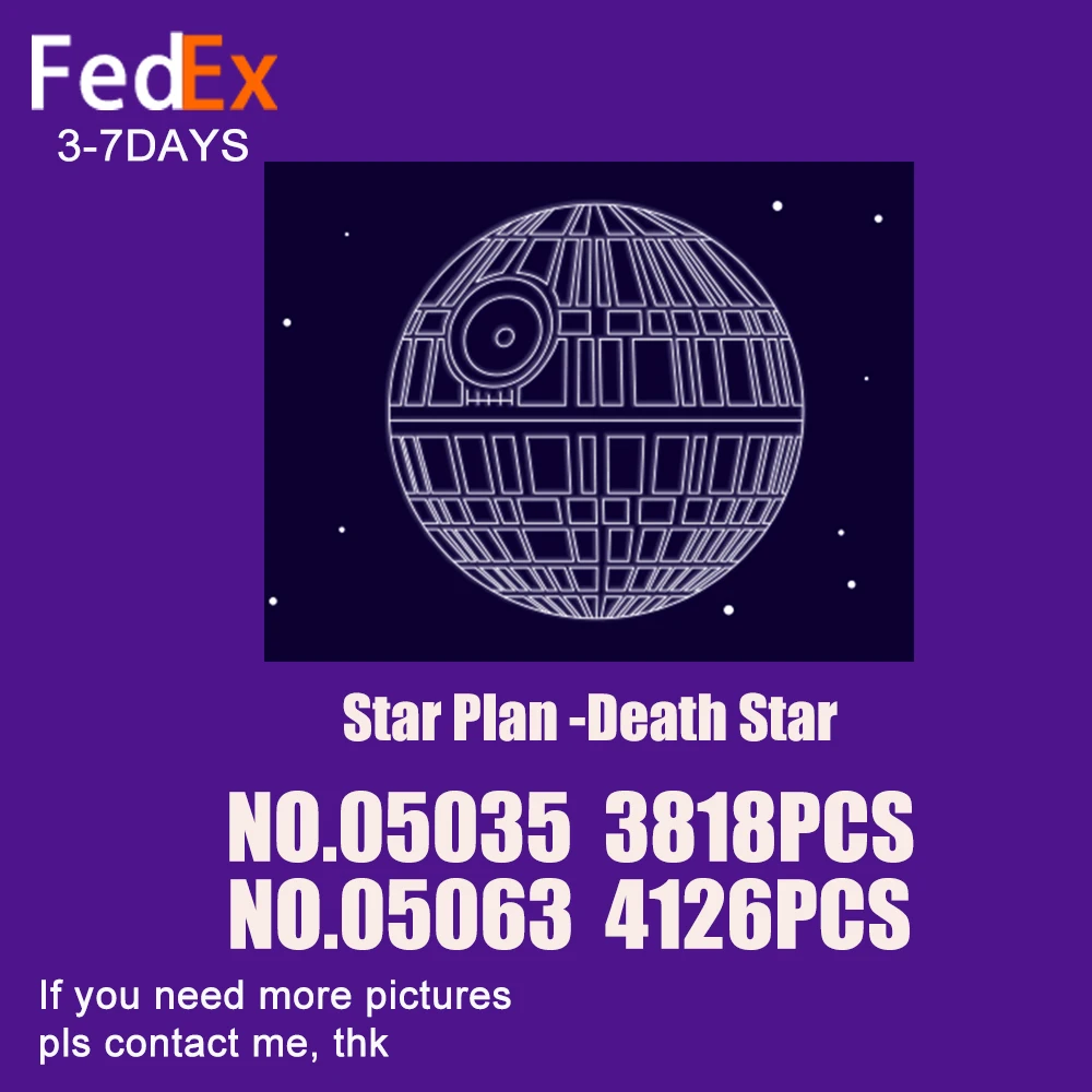 

Star Plan Series Death TIE Fighter Model 05035 05063 Building Blocks Bricks Educational Kid Children Toys Gifts