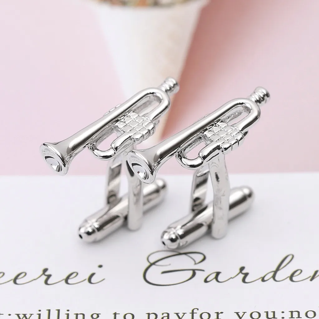 Модные мужские и женские запонки новинка маленький динамик покрытые ювелирные