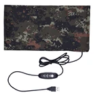 Рептилия грелка USB нагревательная пластина из углеродного волокна нагревательный коврик из углеродного волокна грелка для рук Отопление Электрический жар коврик для питомцев