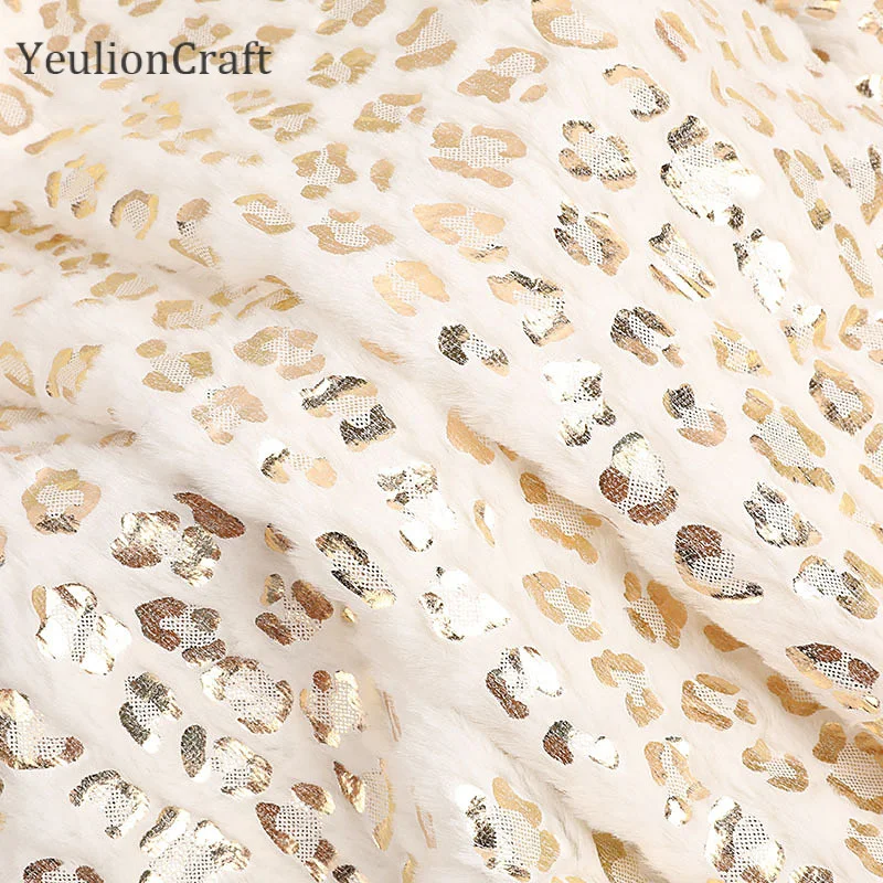 Горячая штамповка 50x160 см Золотая Бархатная синтетическая ткань из искусственной