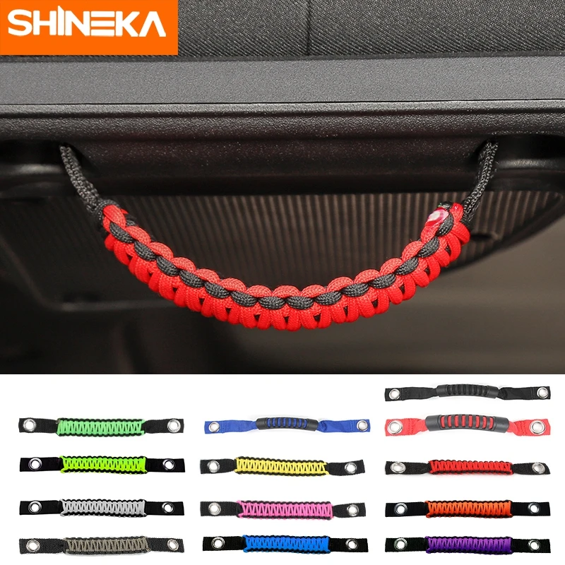 Внутренние аксессуары SHINEKA для Jeep Wrangler JK 2007-2017 верхняя ручка автомобиля с