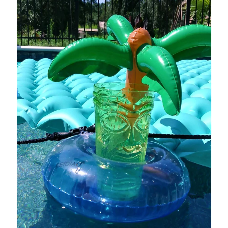 Надувной подстаканник для бассейна поплавок игрушечная подстаканница бара