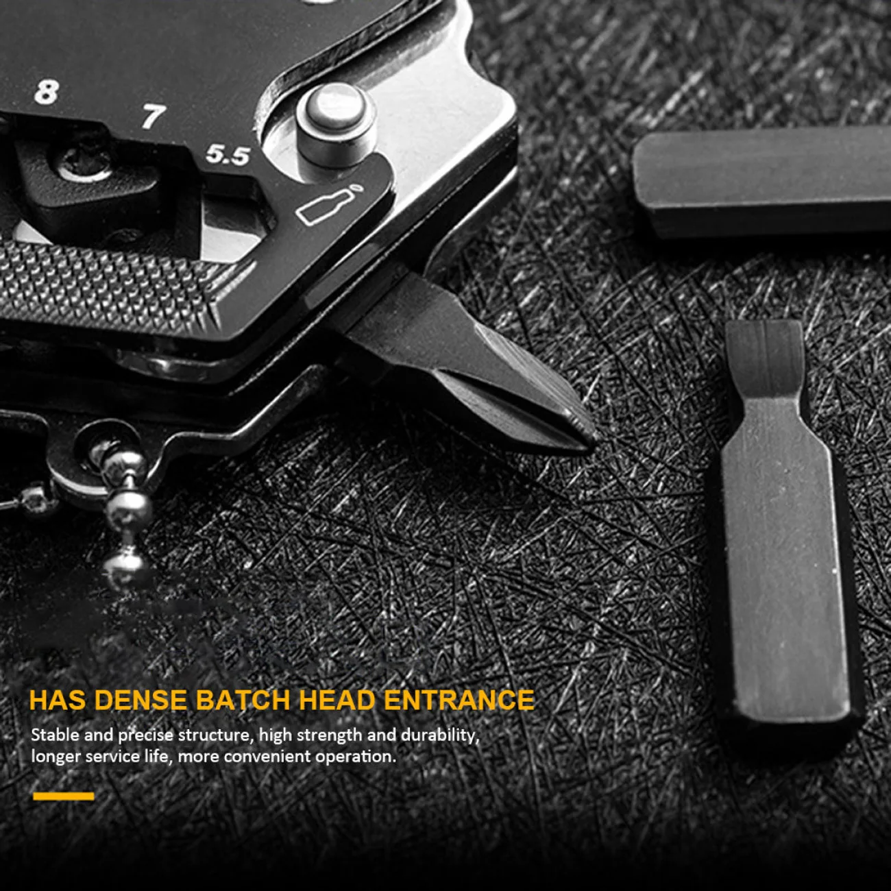 

1PCS Utility Multitool Keychain Hexagonal Kit Folding Mini Pocket Survival Tool Set with Knife Micro Screw Driver Set