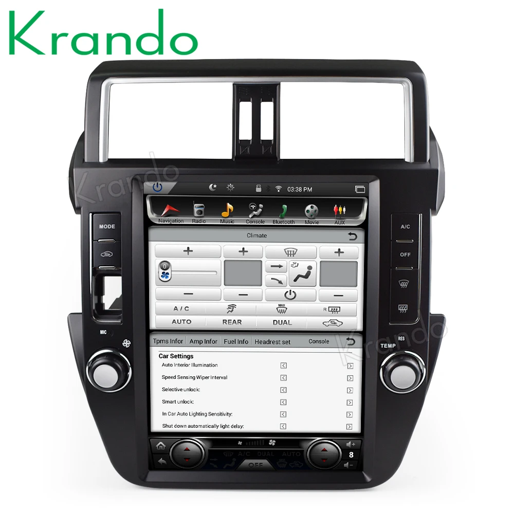 Krando Android 8 1 12 &quotТесла вертикальный экран Автомобильная навигационная система GPS
