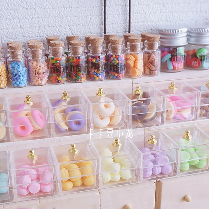 Новинка в масштабе 1/12 миниатюрный кукольный домик для супермаркета коробка