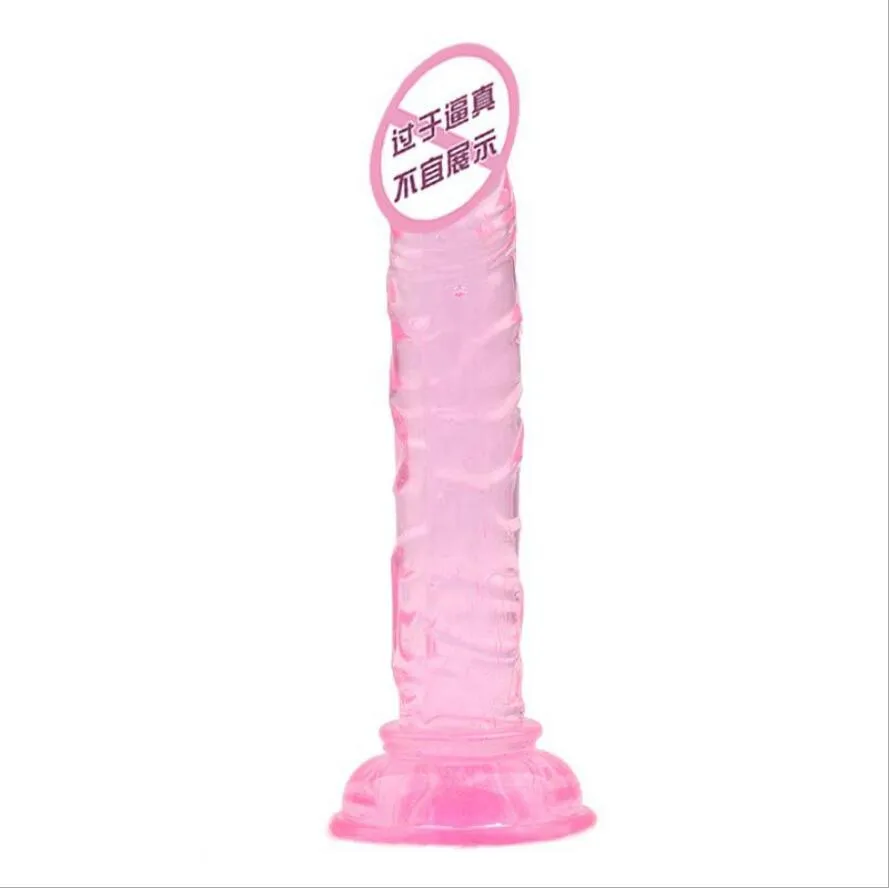 Эротические из мягкого прозрачного пластика фаллоимитатор Анальная пробка