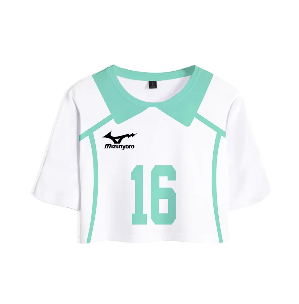 Аниме Haikyuu Cosplay костюм футболка Volleyball Club Oikawa Tooru летний топ с коротким рукавом