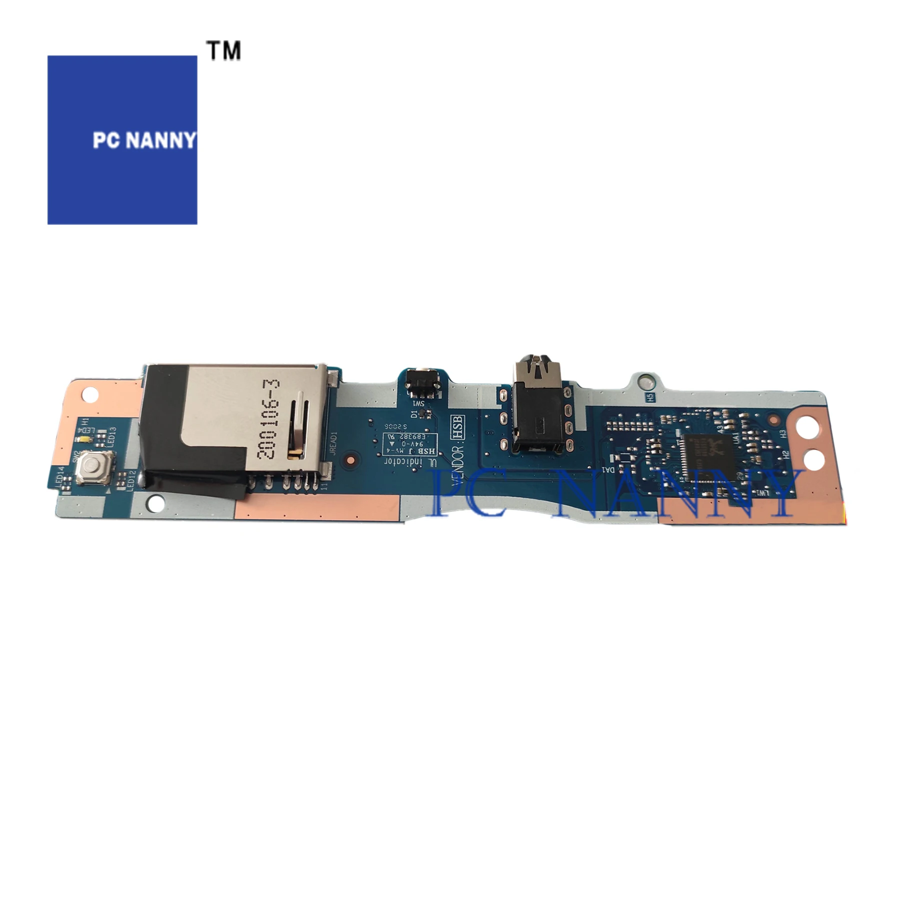 

USED GENUINE for IdeaPad 15sARE IIL IML power AUDIO SD CARD READER BUTTON BOARD GS552 NS-C782