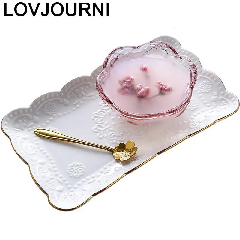 Миска кокосовый контейнер для еды тазоны керамическая тарелка салаторов посуда