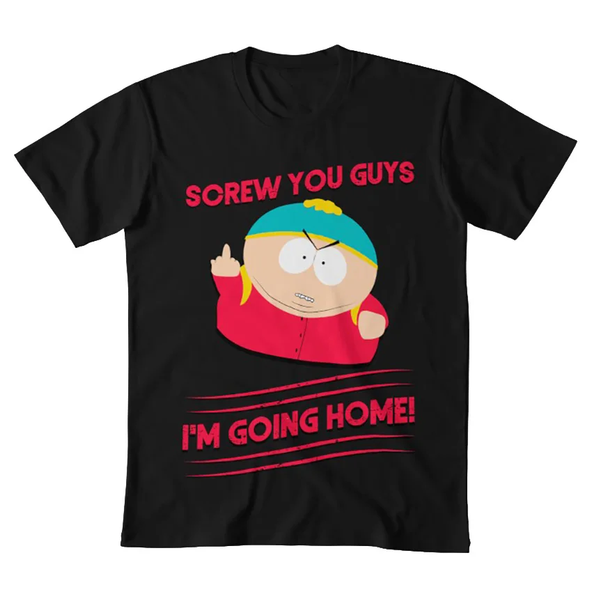 Футболка с надписью I'm going home и stick of truth cracture but whole cartman coon Кайл Стэн Кенни |