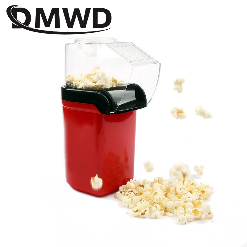 DMWD Elektrische Mais Popcorn Maker Haushalts Automatische Mini Hot Air Popcorn, Der Maschine DIY Mais Popper Kinder Geschenk 110V 220V