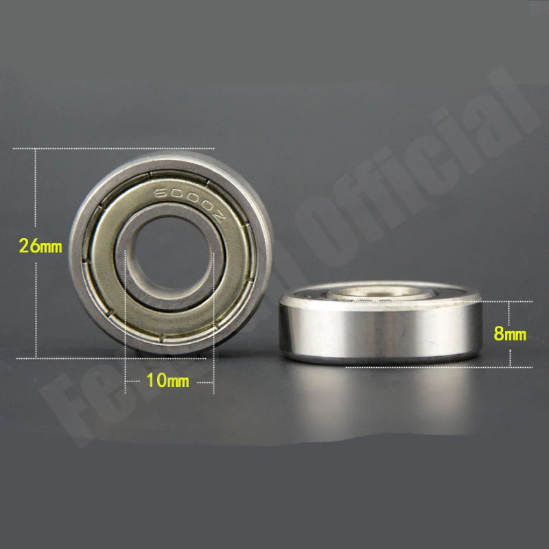 

Шарикоподшипник с глубоким желобом из высокоуглеродистой стали 6000ZZ/RS 12x28x8 мм, 1-5 шт.