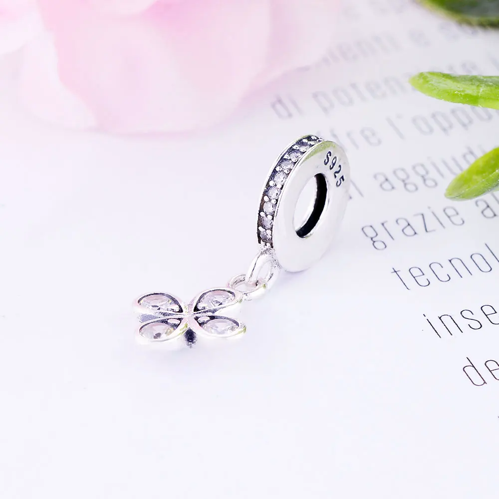 Весенние подвески из серебра 2019 пробы с подвеской в виде цветка подходят для