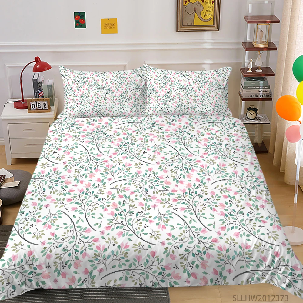 

3D Cartoon Bedding Set King Size Duvet Cover Set Lovely Pattern Print Queen Full Double Single Size Modern Home Bed Set
