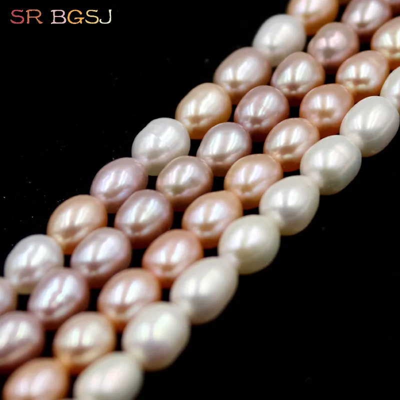 Бесплатная доставка 8 9 мм оливари рисовые натуральные пресноводные