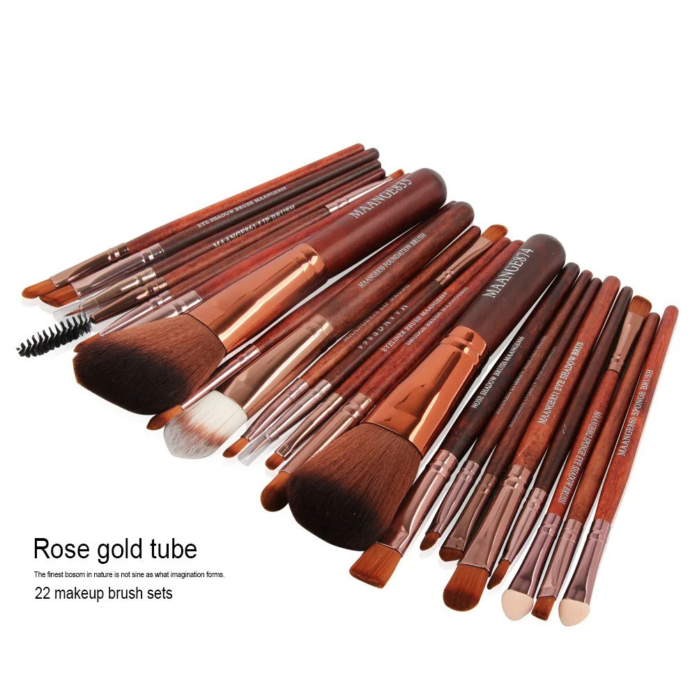 

22Pcs Makeup Brush Set Cosmetic Powder Eye Shadow Foundation Blush Blending Beauty Eyeliner Eyebrow Brush For Makeup Tool