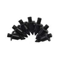 100pcs 6mm black plastic auto fastener clip car rivet bike fairing trim panel fastener clips for honda suzuki gsxr