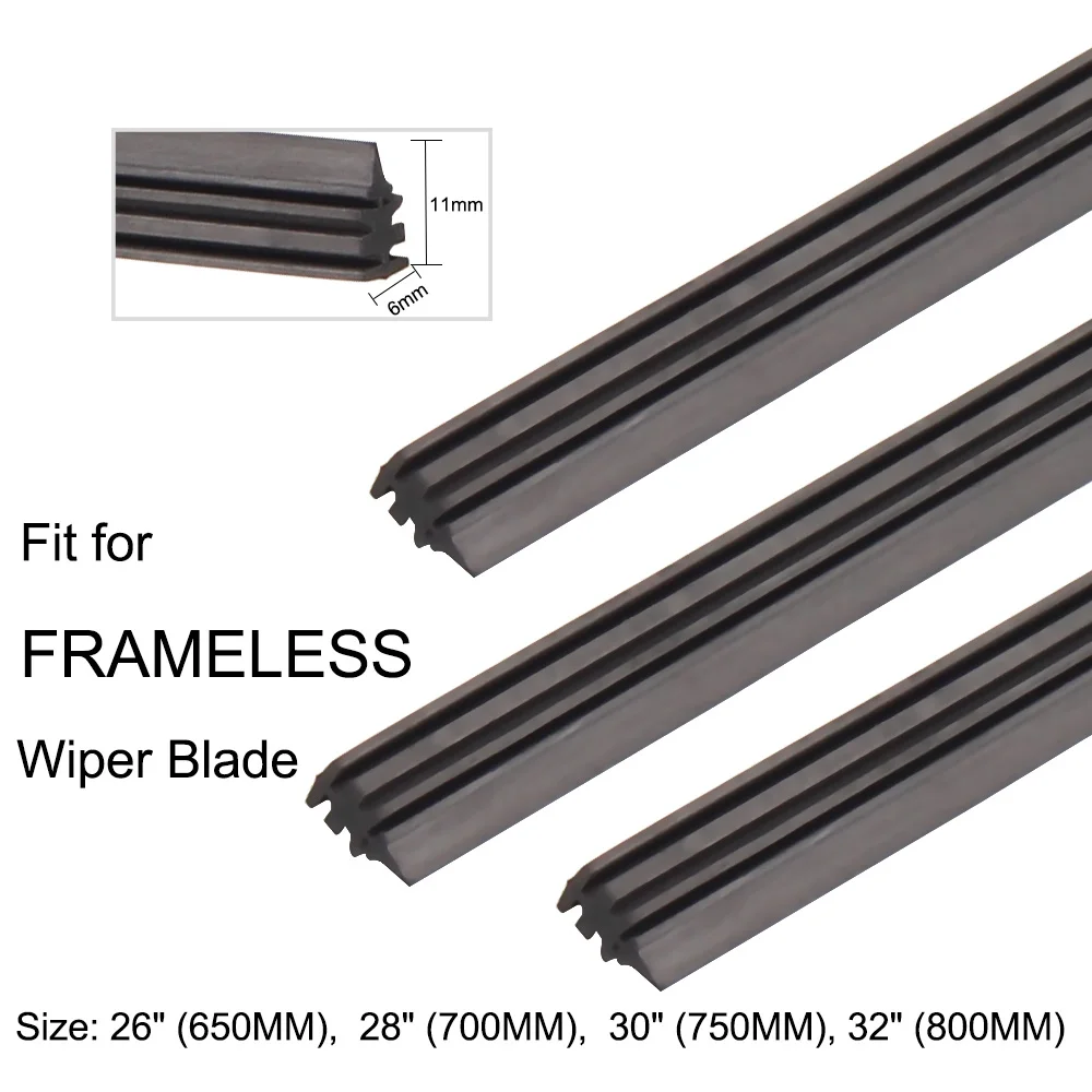 LEEPEE 2 шт./компл. бескаркасные автомобильные щетки стеклоочистителя полоса 26