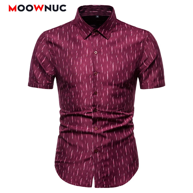 Мужские рубашки модные летние 2020 новые повседневные брендовые европейский