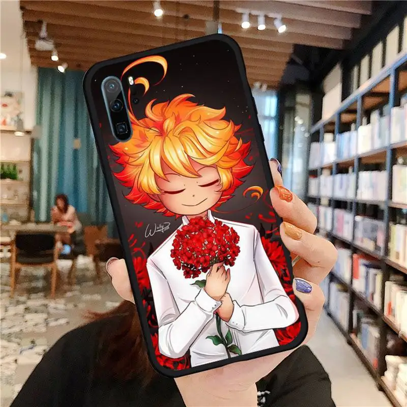 

Anime The Promised Neverland cute Phone Case For Huawei honor Mate P 9 10 20 30 40 Pro 10i 7 8 a x Lite nova 5t Soft funda