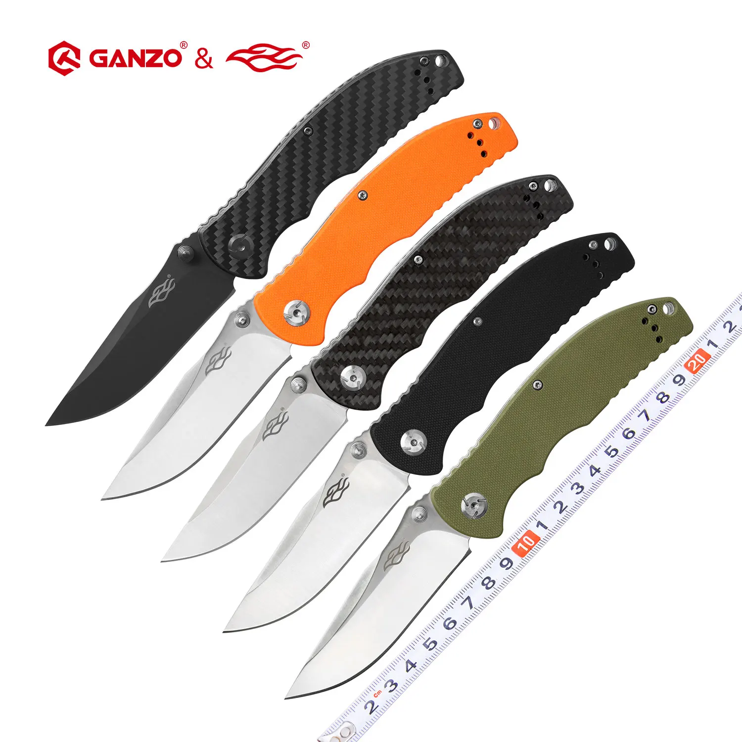 Складной нож Ganzo G7501 Firebird F7501 58 60HRC440C G10 карманный тактический Клинок с ручкой из