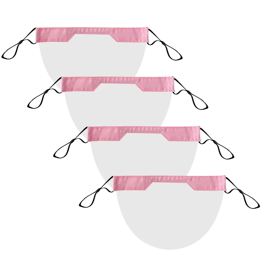 

6color Perspective Lip Language Mask In Stock Dust Mask Face Shield See-through Coupe-vent Masque Elastic Earband Adult Mask