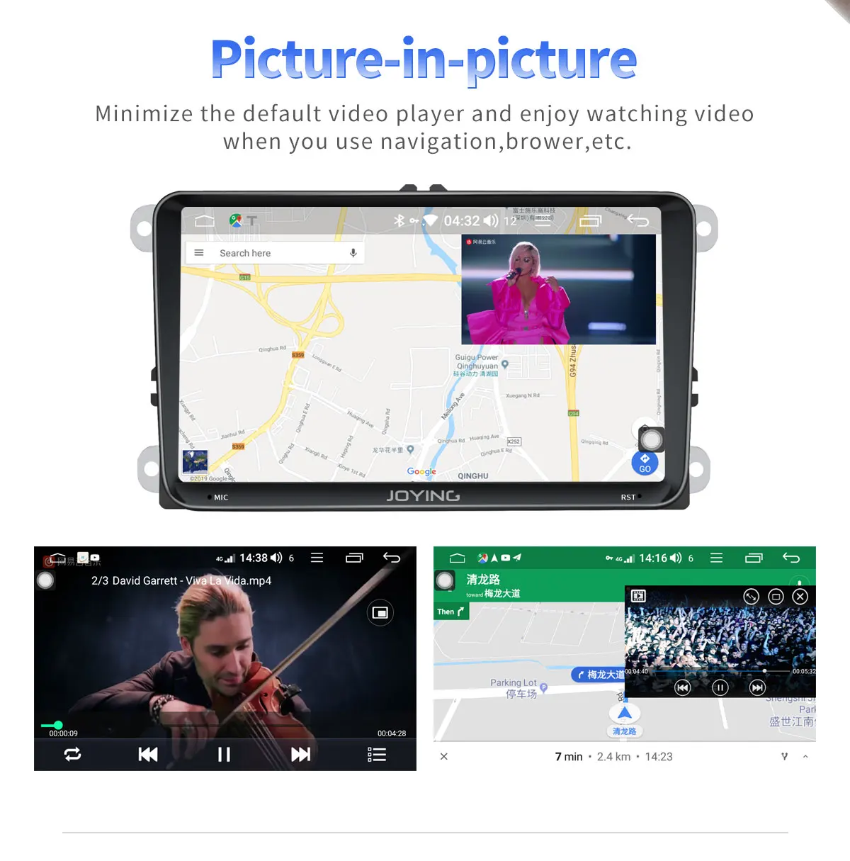 JOYING 9 ''8 core android 6,0 Автомобильный dvd для vw passat b7 b6 golf Polo Tiguan Octavia Rapid fabia с gps-навигацией радио плеер