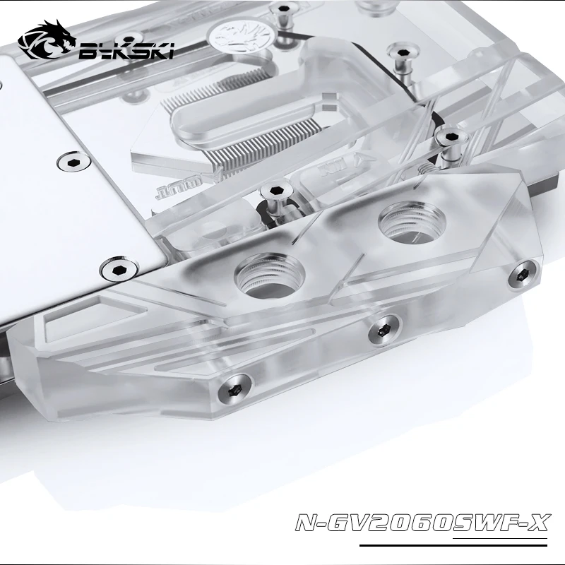 Водяной блок Bykski с полным покрытием RGB/ARGB GPU для GIGABYTE RTX2070/2060 GAMING Super Windforce OC 8G