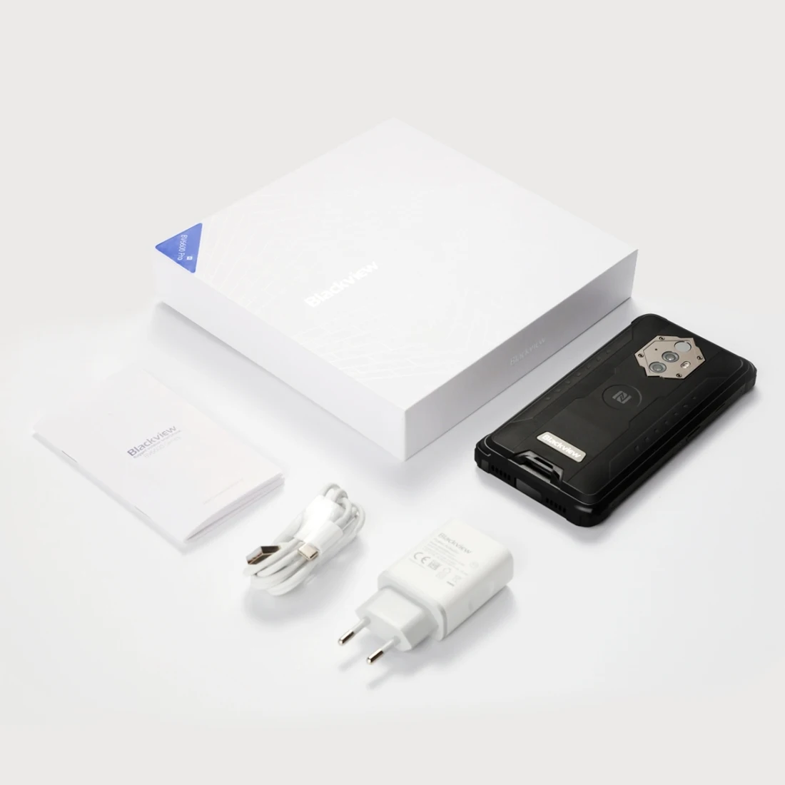 Смартфон Blackview BV6600 Pro 4 + 64 ГБ 8580 дюйма Android 5 7 Helio P35 8 ядер OTG NFC 4G | Мобильные телефоны
