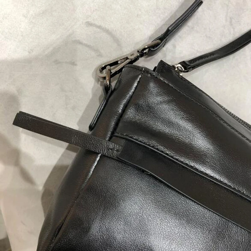 

Fashion Genuine Leather Women Bag Quality Soft Cowhide Flap Handbag Shoulder Crossbody Ladies Luxury Woman Cowhide Hand Bags