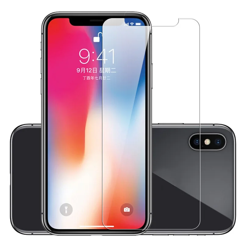 

100 PCS Tempered Glass For iphone X XS 11 Pro Max XR 7 8 6 6s Plus Screen Protector SE 2020 protective Glass For iphone 11