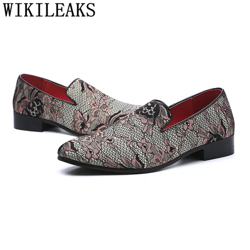 

Embroidery Men Dress Shoes Casual Oxford Shoes For Men Loafers Luxury Brand Formal Wedding Party Male Shoes Zapatos Hombres