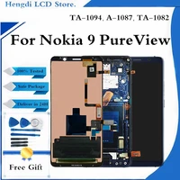 original for nokia9 pureview lcd display touch screen digitizer assembly for nokia 9 pureview screen display replacement%c2%a0 frame