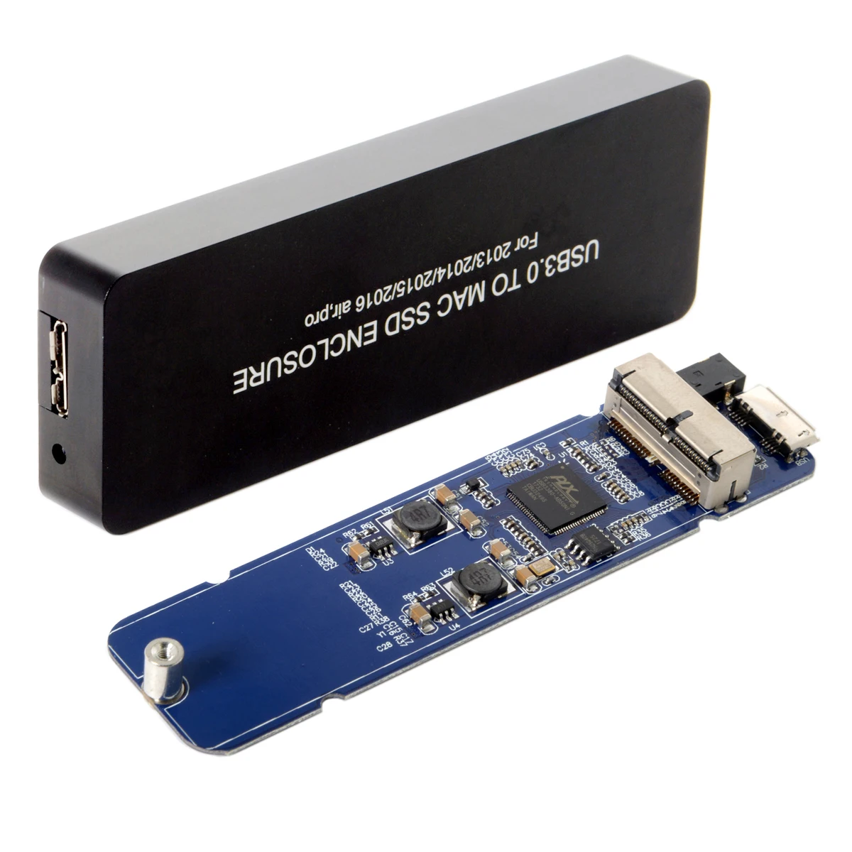 Портативный чехол USB 3 0 до 16 + 12 Pin Мобильный Корпус HDD корпус для ноутбука Air Pro 2013 2014
