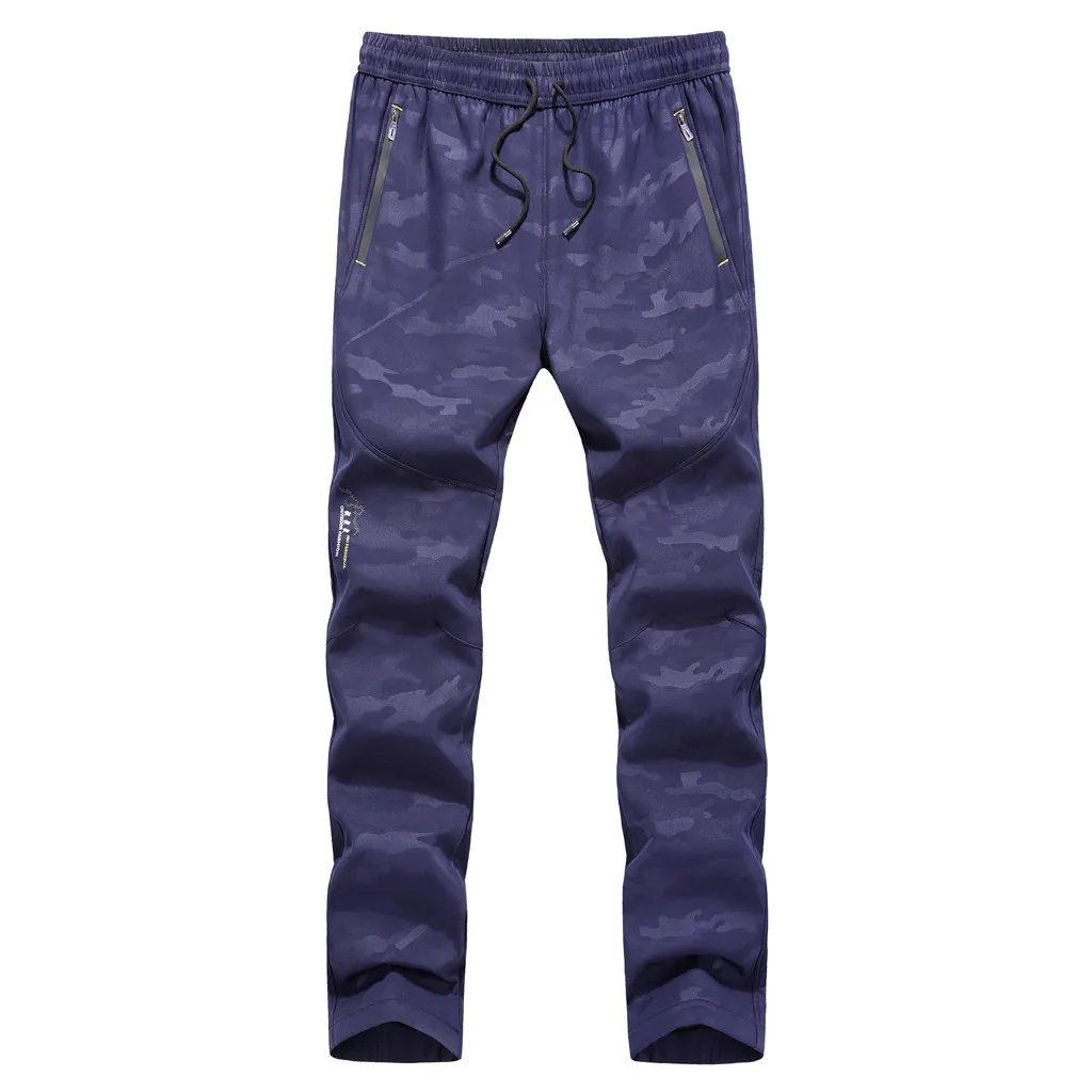 SAGACE мужские водонепроницаемые и ветрозащитные походные брюки плюс бархатные быстросохнущие брюки прямого типа свободные модные