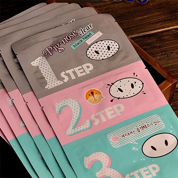 Горячая Распродажа 3 шага маска для носа удаление черных точек наборы сокращения