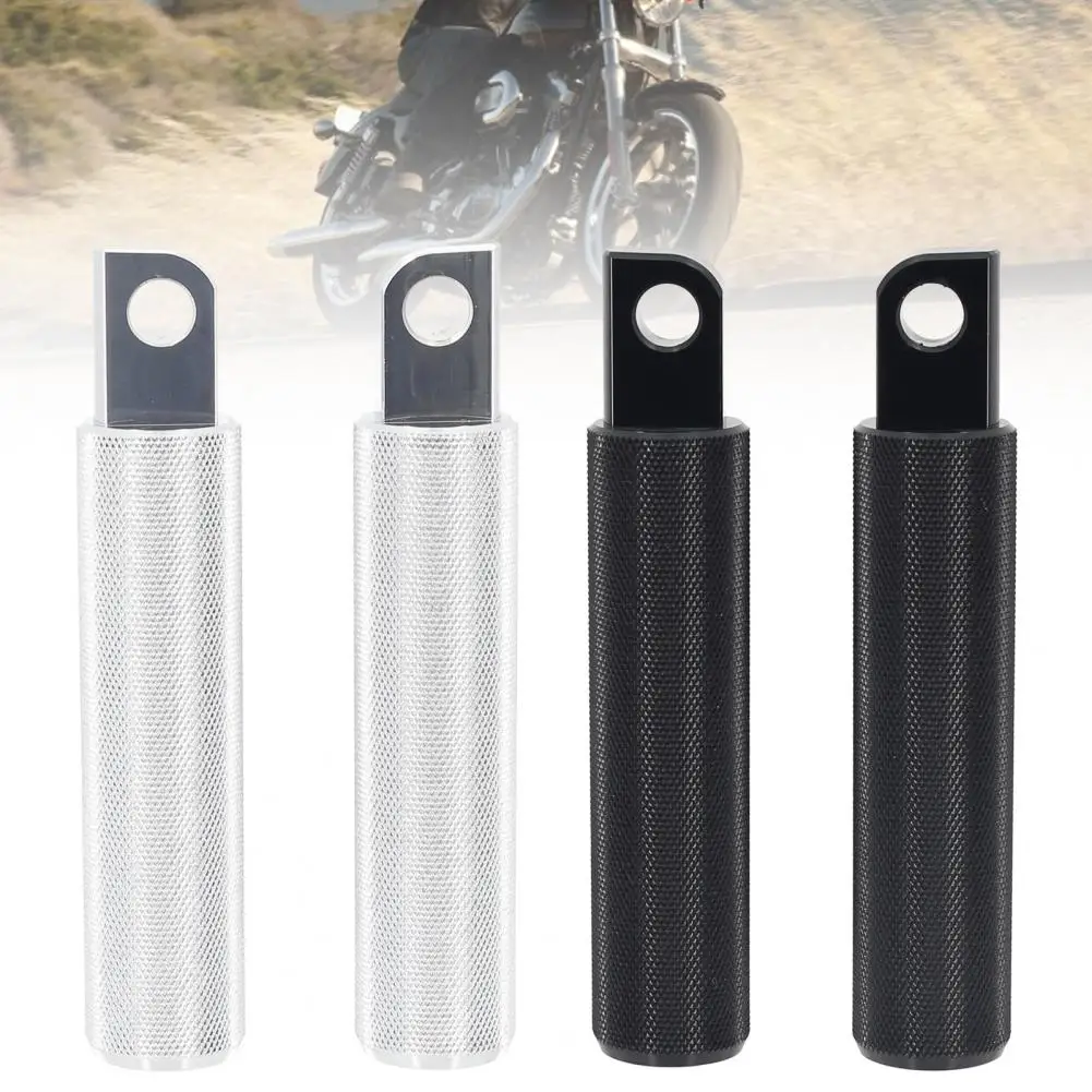 

2Pcs Wear-resistant Aluminium Motorcycle Front Rear Foot Pegs Modified Embossing Footrest Pedals for XL883 1200 X48 72