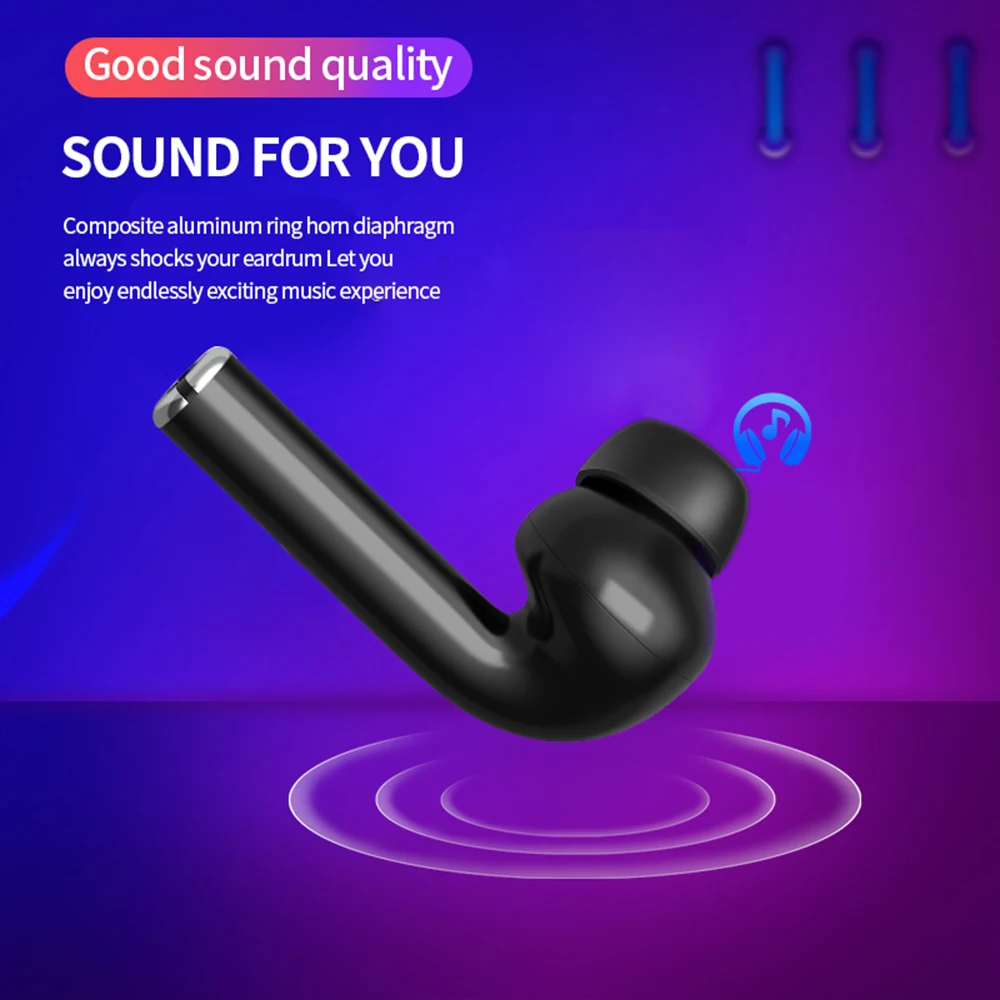 Беспроводные Bluetooth-наушники M19 TWS гарнитура Bluetooth 5 0 8D стерео бас сенсорное
