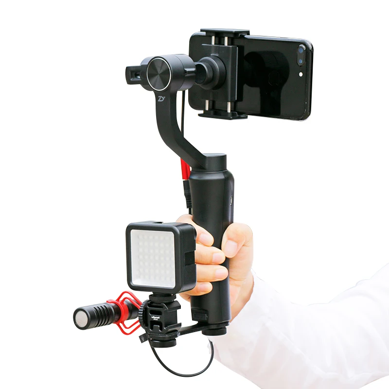 Светильник для фотосъемки микрофон удлинитель смартфона DSLR камера Zhiyun DJI Osmo