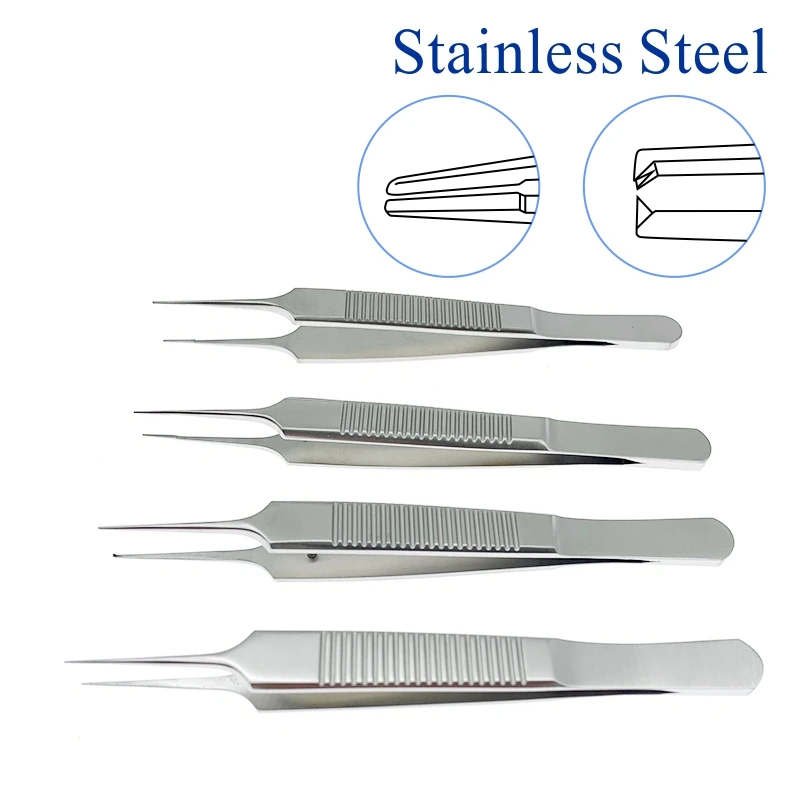 

Fine Plastic Tweezers For Ophthalmic Liposuction Fue Hair Transplant Forceps Eyelid Tools