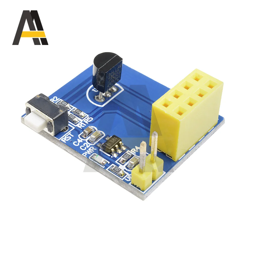 ESP8266 ESP-01 DS18B20 модуль датчика температуры и влажности esp8266 плата адаптера Wi-Fi для