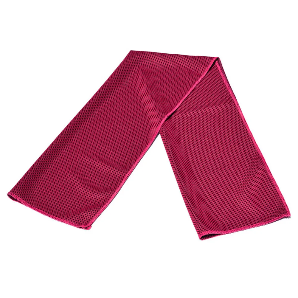 Hot Pink Новое портативное быстросохнущее спортивное полотенце из микрофибры для путешествий, одежда для бега, однотонная одежда для кемпинга, одежда для плавания в тренажерном зале# N10 - Цвет: Hot Pink