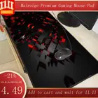 Коврик для мыши Mairuige, черный и красный, с 3d-рисунком, с фиксирующимися краями, большой коврик для компьютерной мыши, Настольный коврик для CSGO DOTA