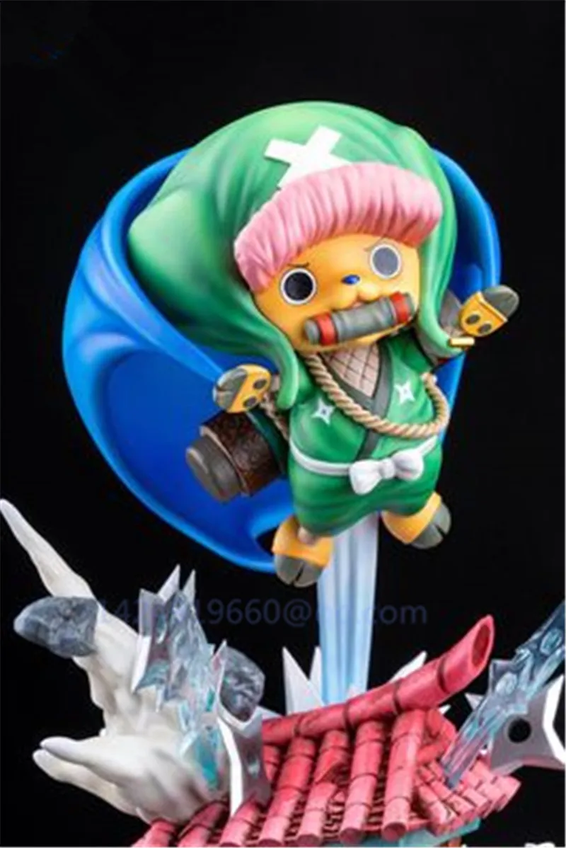 

GK Statue Anime ONE PIECE Kimono Ninja Tony Tony Chopper The Straw Hat Pirates Resin Action Figure Collectible Model Toy R613