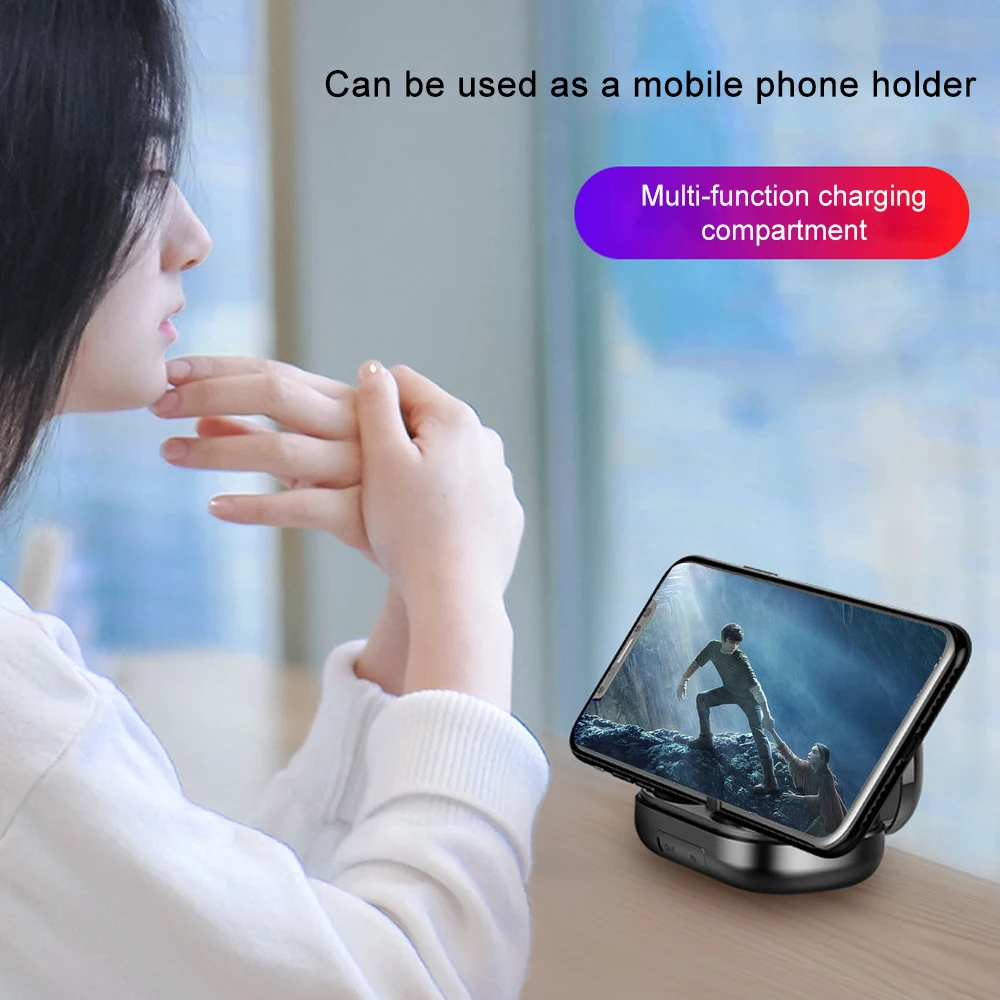 TWS 5,0 Bluetooth 8D стерео наушники IPX7 водонепроницаемые спортивные Беспроводные наушники с 4000 мАч Внешний аккумулятор светодиодный дисплей