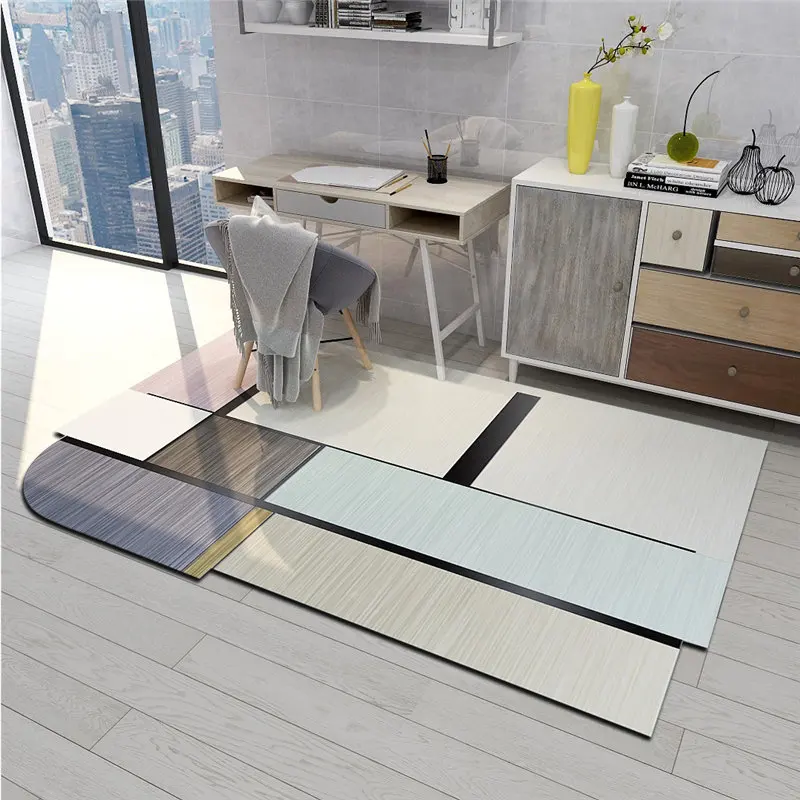 Ковер в форме цветка креативный дизайн ковер для пола спальни коврик офисного