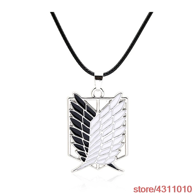 Модное ожерелье с подвеской в виде аниме атака на Титанов значок легиона цзюу но